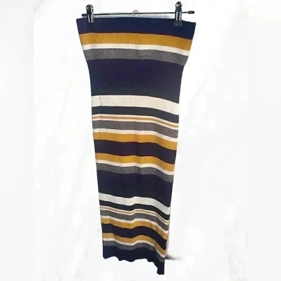 Callahan strapless multicolor striped sweater dress XS - Picture 2 of 2